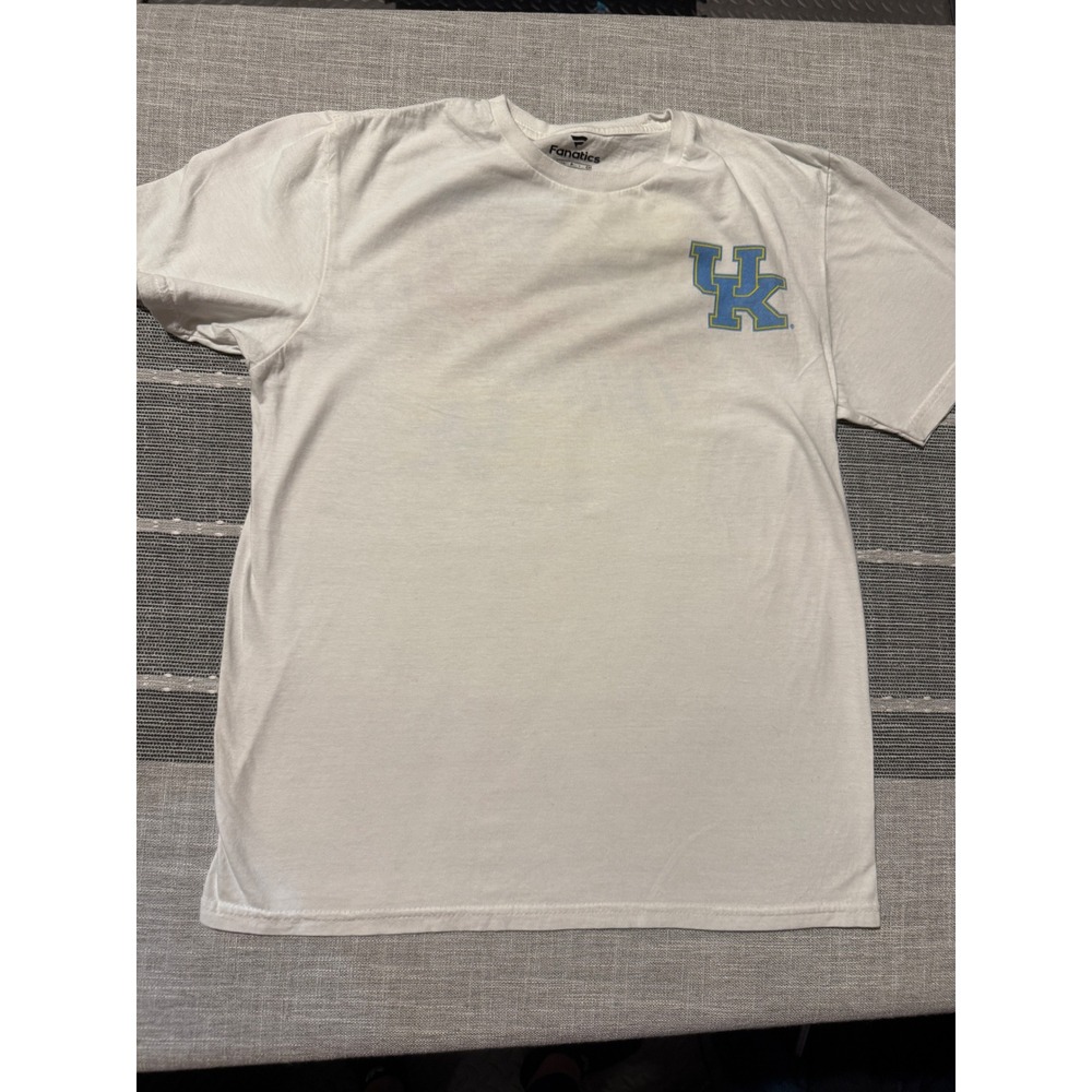 Fanatics White Kentucky Wildcats T Shirt Womens Small‎ UK Logo Graphic Tee